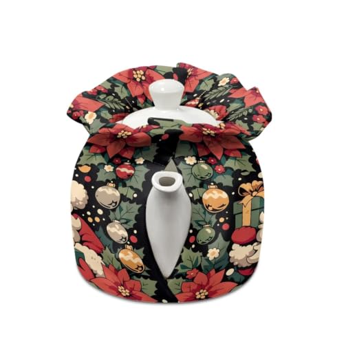 Image of Tea Pot Dust Cover with Drawstring, Teapot Cozy Breakfast Warmer | Tea Pot Dust Cover Built with Adjustable Drawstring Works as Teapot Cozy Reducing Heat Loss and Preventing Dust