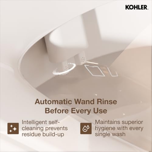 Image of Kohler M120 Universal PureWash Bidet Attachment | Handsfree Front and Rear Wash Bidet Spray Attachment for Toilet Seat