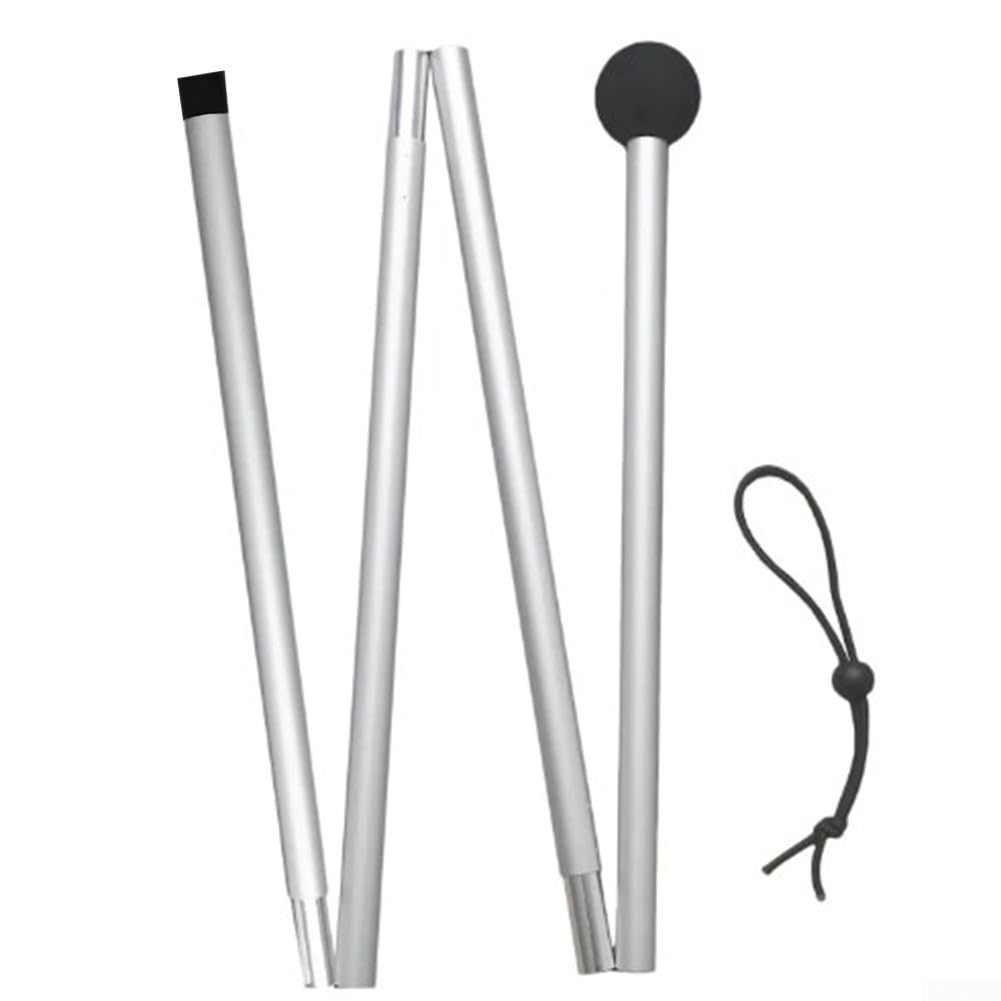 2 Piquets De Tente Pliables En Aluminium 2 M – Idéaux Plage, Camping, Fixation Facile Pour Auvents Et Abris