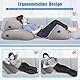 SAHEYER Aufblasbares Rückenlehnen Beinkissen Set, 2 verstellbare aufblasbare Keil-Lesekissen Ergonomisches Bein-Rückenstützkissen Rückenvenenkissen zur Bein-Rückenschmerzen Linderung