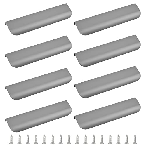 MOROBOR Finger Edge Pull, 8pcs Concealed Modern Style Drawer Handle