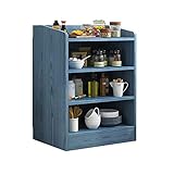 ● 【【Almacenamiento: ollas de almacenamiento multifuncional abierto, se pueden colocar, condimentos, hornos de microondas, floreros, adornos, botellas de vino, no desordenado
