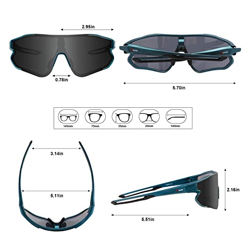 Xiyalai Sports Sunglasses Polarized Cycling Sunglasses For Men Women Uv400 Protection Baseball Sunglasses #TOP4