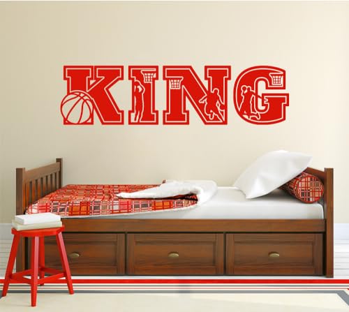 Vinilo decorativo personalizado con nombre de baloncesto miniatura 2