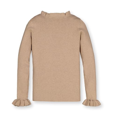 Image of Hope & Henry Girls' Long Sleeve Rib Knit Sweater Top