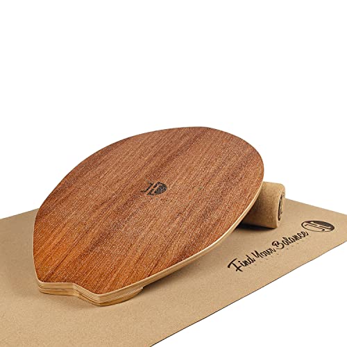 JUCKER HAWAII Balance Board Homerider Surf Rosewood - Balanceboard mit großer Standfläche für...