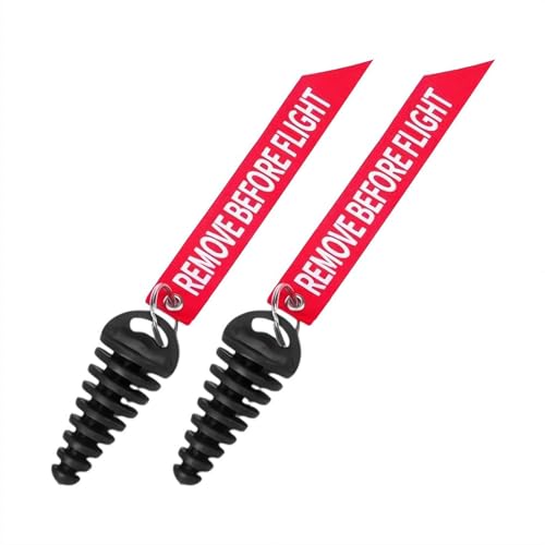 Dirt Bike Auspuffstopfen, Auspuffschalldämpfer Stopfen, 0,6 Zoll - 1,5 Zoll Gummi Schalldämpfer Auspuff Waschstopfen für Motorrad Dirt Bike 2-Takt mit Schlüsselanhänger Tag