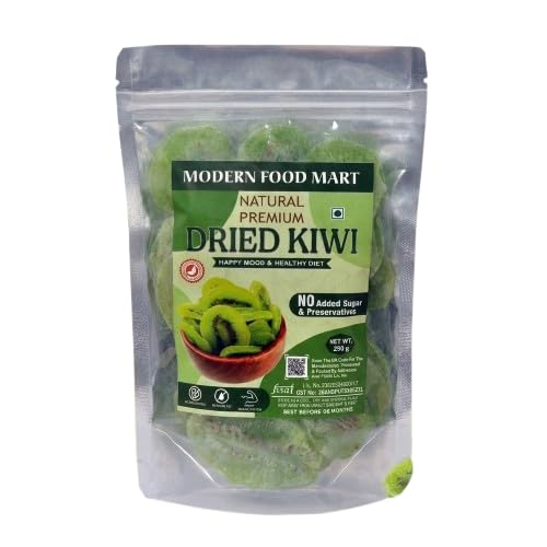 Modern Food Mart Organic Dried Kiwi Slices | Naturally Sweet and Nutritious | Rich in Vitamins and Fiber | Perfect for Smoothies, Granola, and Snacking (250 Gram)-image-30