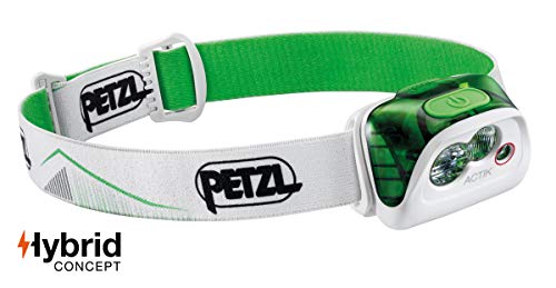 Petzl E099FA02 Lampe Frontale ACTIK, Vert, Unique