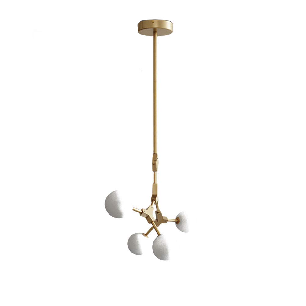 Lampadario Moderno a 3 luci Sputnik Mid Century, Lampada a Sospensione in Ferro Regolabile per Cucina, Sala da Pranzo e Soggiorno - Oro. È così Gentile da Parte Tua.