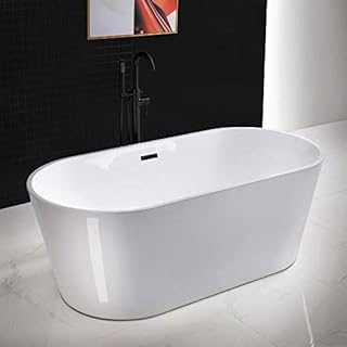 WOODBRIDGE B0013-MB-Drain &O Bathtub, Matte Black