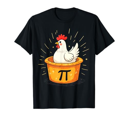 Funny Pi Day Math Lovers Chicken Pot Pi Camiseta