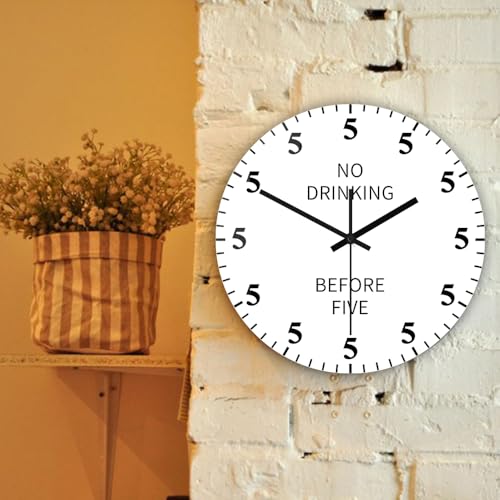 Horloge Its Five O'Clock Somewhere idée cadeau insolite 38 cm