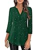 Timeson Dressy Tops for Women: Sparkly Christmas 3... #1