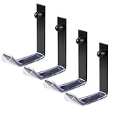 Trotz der schlankeren Ausführung (3 mm Stärke) haben die Wandhaken eine Tragekraft von 25 kg (pro Haken)