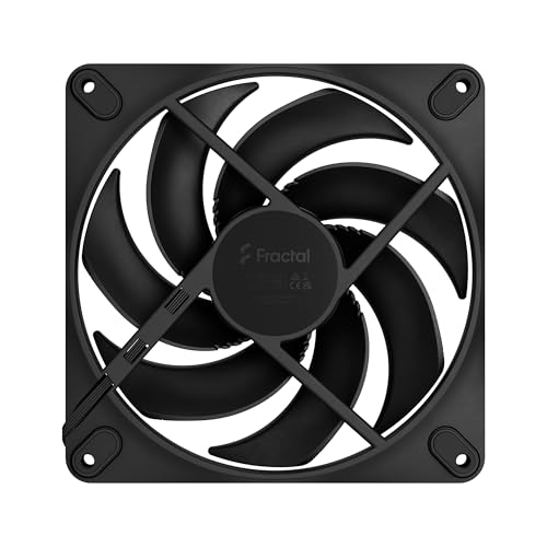 Image of Fractal Design Momentum 14 - Silent PC Case Fan - 140 mm - Liquid Crystal Polymer LCP Blades - FDB Fluid Dynamic Bearing - PWM Control - Cooling Performance - Powerful Airflow - Black