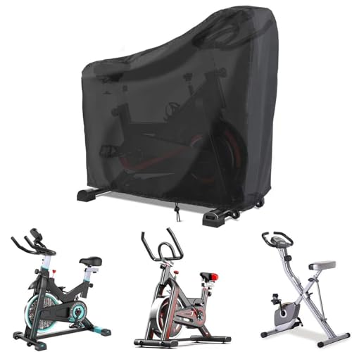Funda para bicicleta estática Uprights con cordón impermeable contra daños 5