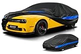 Molebt Car Cover Waterproof All Weather for Automobiles, Universal Fit Dodge Challenger/Charger, Chevy Impala, Toyota Avalon, Ford Taurus, Chrysler 300, Audi A8, BMW 7 Series, Tesla Model S etc.