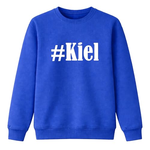 Sweat-shirt hashtag Kiel bleu imprimé pour homme femme enfant taille 164