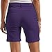 AQAYL Bermuda Shorts for Women High Waisted Twill Butt Lift Lightweight Stretch Casual Golf Shorts with Pockets Dark Blue