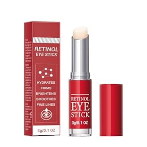 Retinol Eye Stick With Collagen,Hyaluronic Acid For Dark Circle, Wrinkles,Visible Results in 3-4 Weeks,Anti Aging Under Eye Cream, Retinol Eye Cream For Puffiness and Bags Reduces Fine Lines