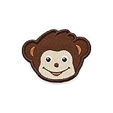 Lieferumfang – Geliefert wird 1 Tiermotiv-Badge mit Klettfläche in der Größe 7,6x7,8cm