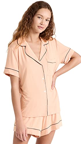 Image of Eberjey Gisele Rib Relaxed Short PJ Set