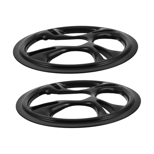 KOMBIUDA 2pcs Bicycle Crankset Cover Protector Teeth Chain Wheel Guard for Mountain and Road Bikes Easy Installation Durable Protection Versatile Use