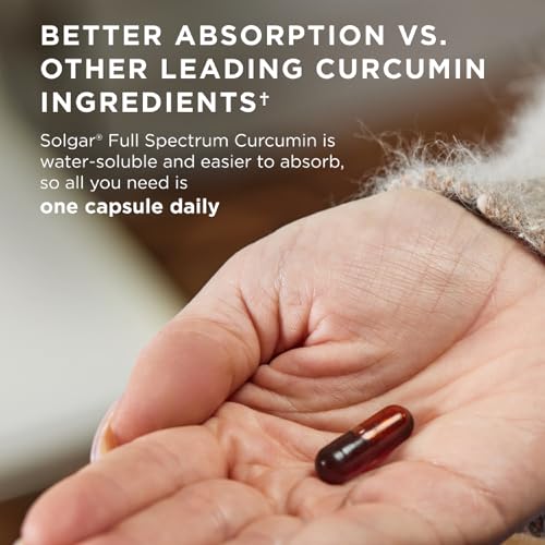 Solgar Full Spectrum Curcumin - 60 LiCaps, Pack of 2 - Superior Absorption - Brain, Joint & Immune Health - Non-GMO, Vegan, Gluten Free, Dairy Free - 120 Total Servings - image 3