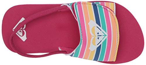 Image of Roxy Girl's TW Finn Sling Back Flip Flop Sandal Sandal, NAVY DREAM, 7 M M US Toddler
