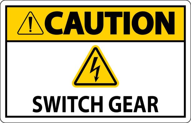 CAUTION - SWITCH GEAR SIGN | Waterproof Sticker (B0CN1934Z7) Amazon Price History, Amazon Price Tracker