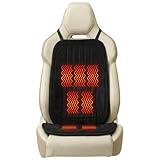 Lonyaqui Universal Car Seat Cushion, Soft Velour Car Seat Covers for Front Seats with Anti-Slip Backing, Designed for Driver or Passenger Use in Cars, Trucks, SUVs & Vans, Black