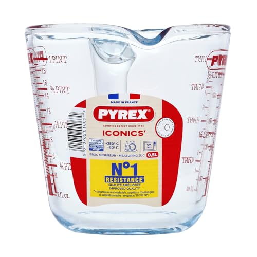 Miniatura 3 de Pyrex P586 Jarra De Medición, Claro, 500 Ml