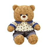 Un cadeau attentionné for les anniversaires, les vacances ou les occasions spéciales, cet ours en peluche habillé apporte de la joie aux amoureux des ours. C'est un cadeau mémorable for les enfants, les amis et la famille en tant qu'animal en peluche précieux.