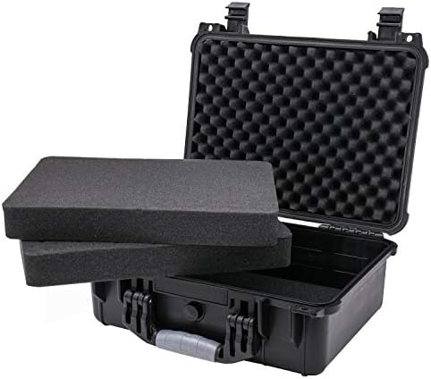 HMF ODK100 Walizka outdoorowa na przybory fotograficzne, walizka na broń z pianką rastrową, 41 x 32 x 17,5 cm