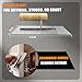 Magnesium Concrete Finishing Float, Beveled Blade with Durable Wood Handle, Hand-Held Tool for Perfectly Smooth Concrete Surfaces (Sliver, 7.87