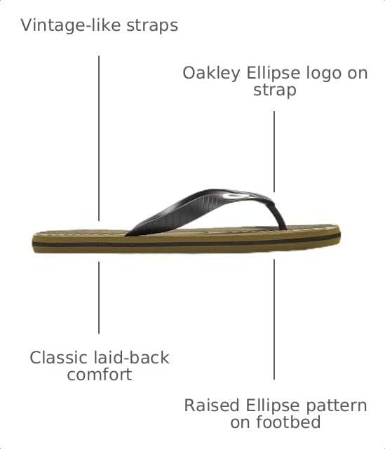 Image of Oakley unisex-adult Catalina Flip Flop