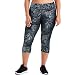 Just My Size Women's Plus Size Active Stretch Capri, Wingspan Grey, 3X