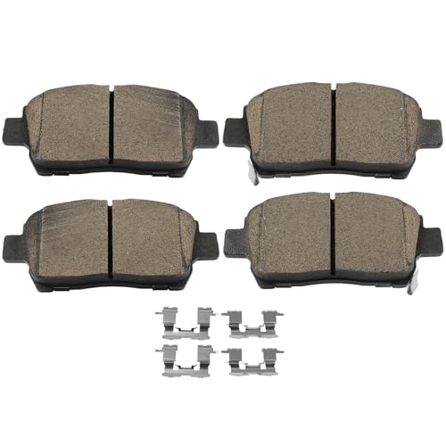Image of SCITOO D990-7695 Disc Brake Pads Sets Front Ceramic Brake Pads w /Hardware | For Scion For iQ,For xA,For xB,For Toyota For Celica,For Echo,For MR2 Spyder,For Prius
