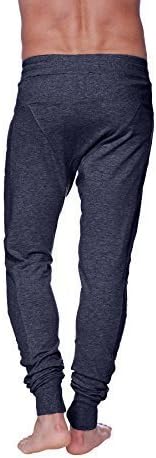 4-rth Men's Long Cuffed Perfection Yoga Pant (Small, Charcoal)