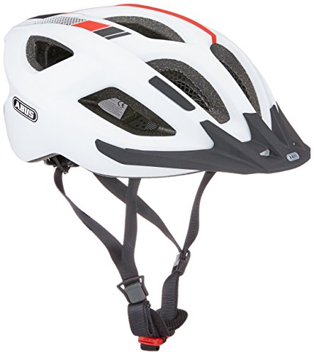 ABUS Stadthelm Aduro 2.0 - Allround-Fahrradhelm mit Licht - in sportivem Design für den...