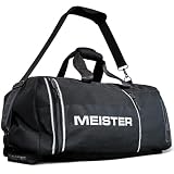 Meister Wentylowana kabriolet torba / plecak torba na siłownię - idealna do noszenia, V2.0 Czarny, 26" x 12" x 12", Przekładany plecak torba sportowa na siłownię