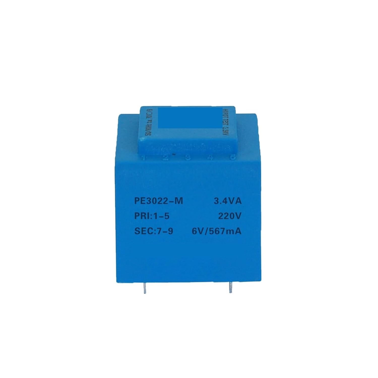 PE3022-M 3.4VA 110V-380V / 6V/7.5V/9V/12V/15V/18V/24V Encapsulated Safety Isolating Transformer PCB Welding 1Pcs(3.4VA 110V 9V)