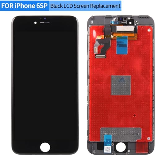 LCD Screen Replacement for iPhone 6s Plus A1634 A1687 A1690 A1699 LCD Display Screen Touch Screen Digitizer Assembly Repair Parts with Free Tools Kits (Black,5.5 Inch) by A-MIND - Used condition - Image 4