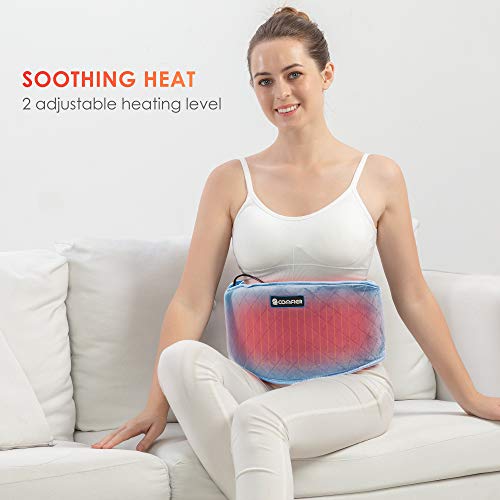 Comfier Lower Back Massager Heating Pad For Back Pain Relief, Gifts For Her/Him, Adjustable Heat & Massage Modes Massage Heating Belt, Heated Pad For Cramps, Abdominal,Lumbar #TOP1