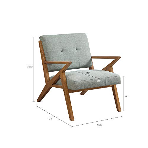 Sillón Lounge Estilo Mid Century Verde menta miniatura 3