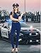 KNMBTR Police Costume Women Adult Police Officer Cosplay Cop Uniform Outfit Female (Blue, Medium)