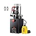 VEVOR 6 Quart Power Unit Double Acting, 3200 PSI Max Relief Pressure, DC 12V Hydraulic Pump for Dump Trailer Car Lifting