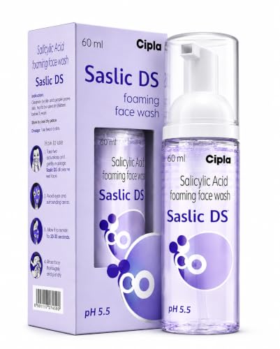 Cipla Saslic DS Foaming Face Wash 60 ml - Image 2