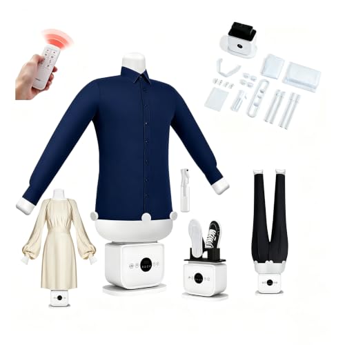 Máquina Automática de Passar Roupa, Ferro Inflável Sem Mãos e Secadora (C)